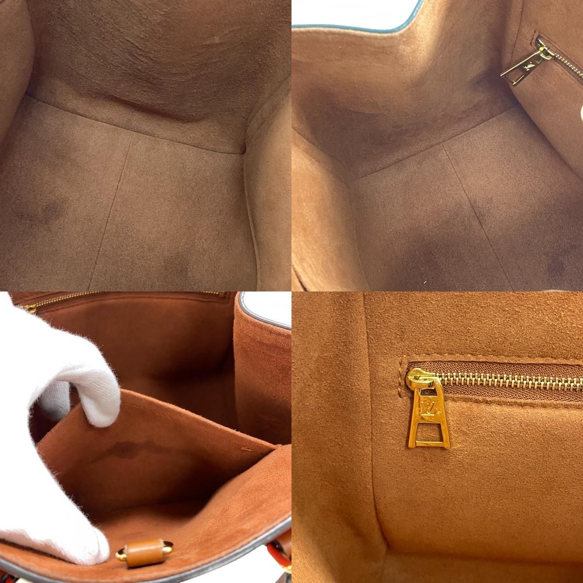 Louis Vuitton Fold Tote PM Monogram Leather Handbag — view 8
