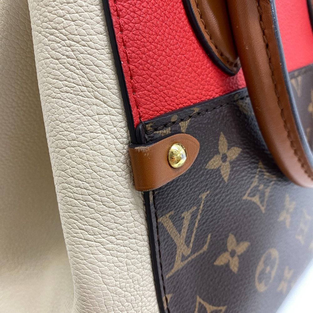 Louis Vuitton Fold Tote PM Monogram Leather Handbag — view 5