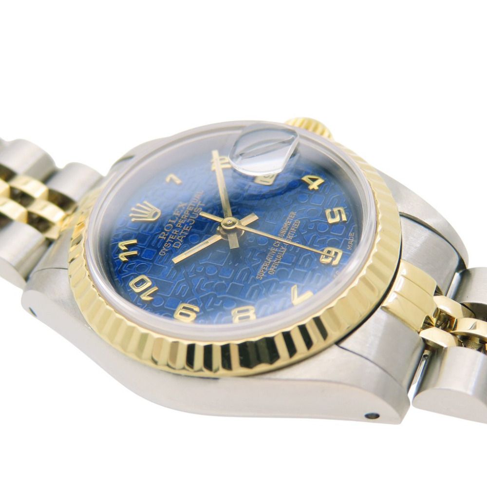 Rolex Datejust Computer Automatic Winding Watch YG SS Blue Dial — view 3