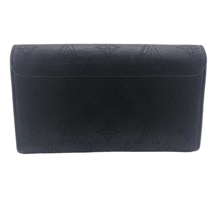 Louis Vuitton Portefeuille Iris Mahina Leather Wallet Black — view 2