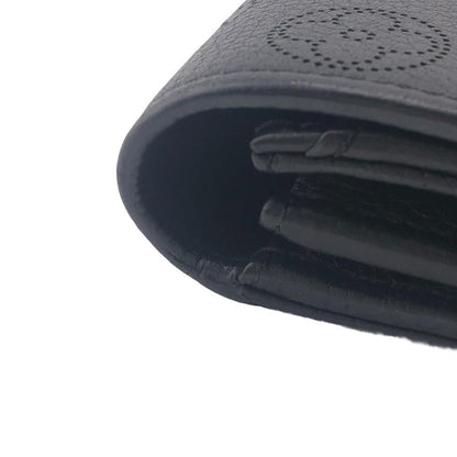Louis Vuitton Portefeuille Iris Mahina Leather Wallet Black — view 6