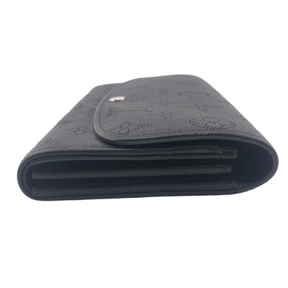 Louis Vuitton Portefeuille Iris Mahina Leather Wallet Black — view 5
