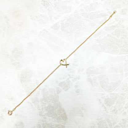 Tiffany & Co Coloving Heart Bracelet Yellow Gold 17 cm — view 4