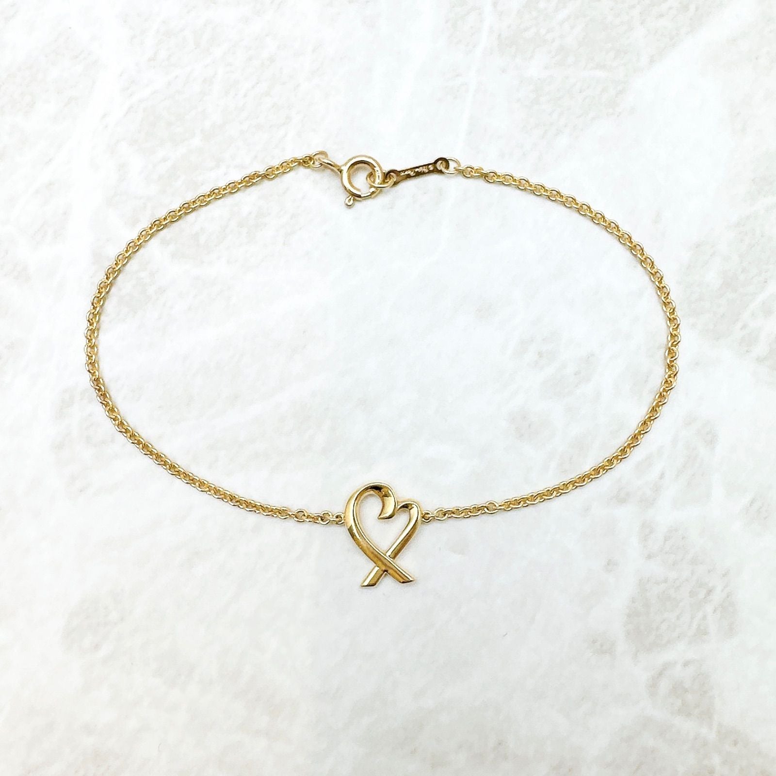 Tiffany & Co Coloving Heart Bracelet Yellow Gold 17 cm — view 3