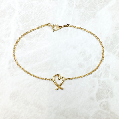 Tiffany & Co Coloving Heart Bracelet Yellow Gold 17 cm — view 3