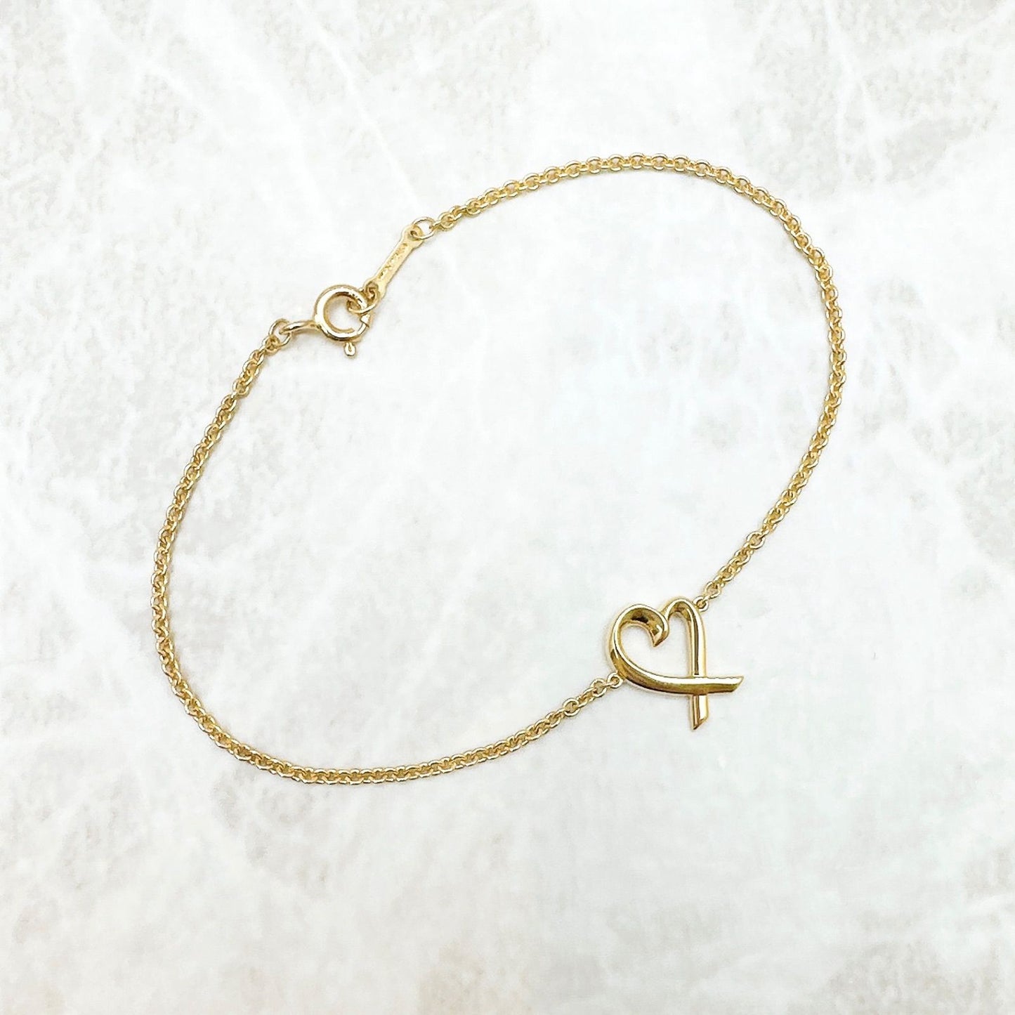 Tiffany & Co Coloving Heart Bracelet Yellow Gold 17 cm — view 2
