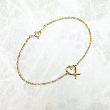 Tiffany & Co Coloving Heart Bracelet Yellow Gold 17 cm — view 2