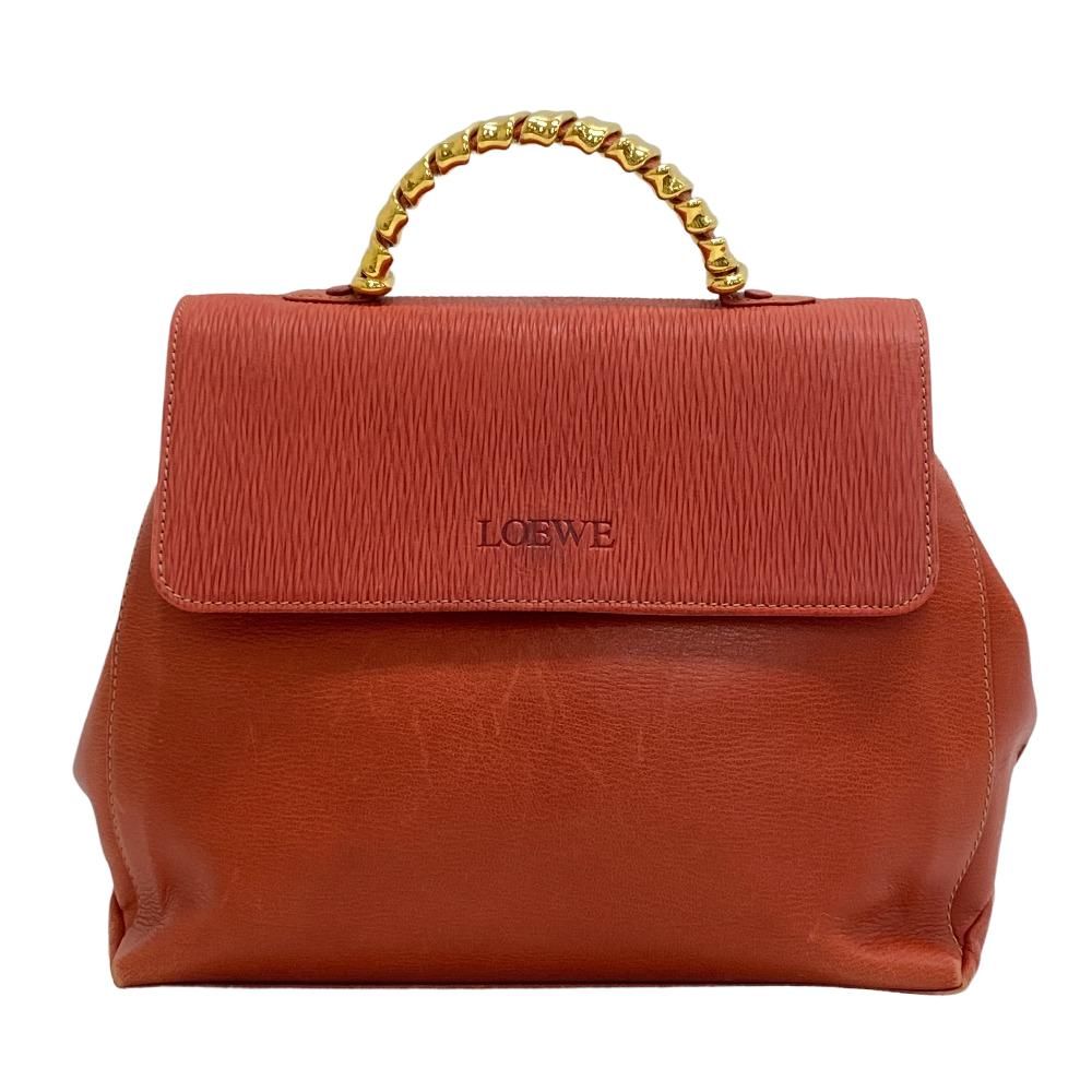 Loewe Velasquez Twist Leather Handbag