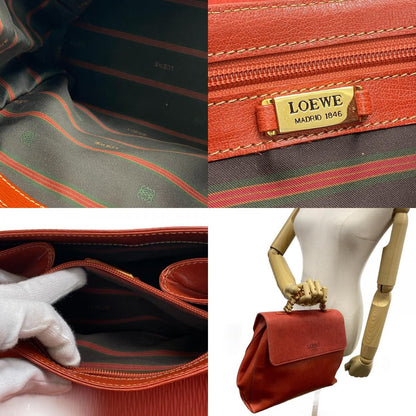 Loewe Velasquez Twist Leather Handbag — view 8