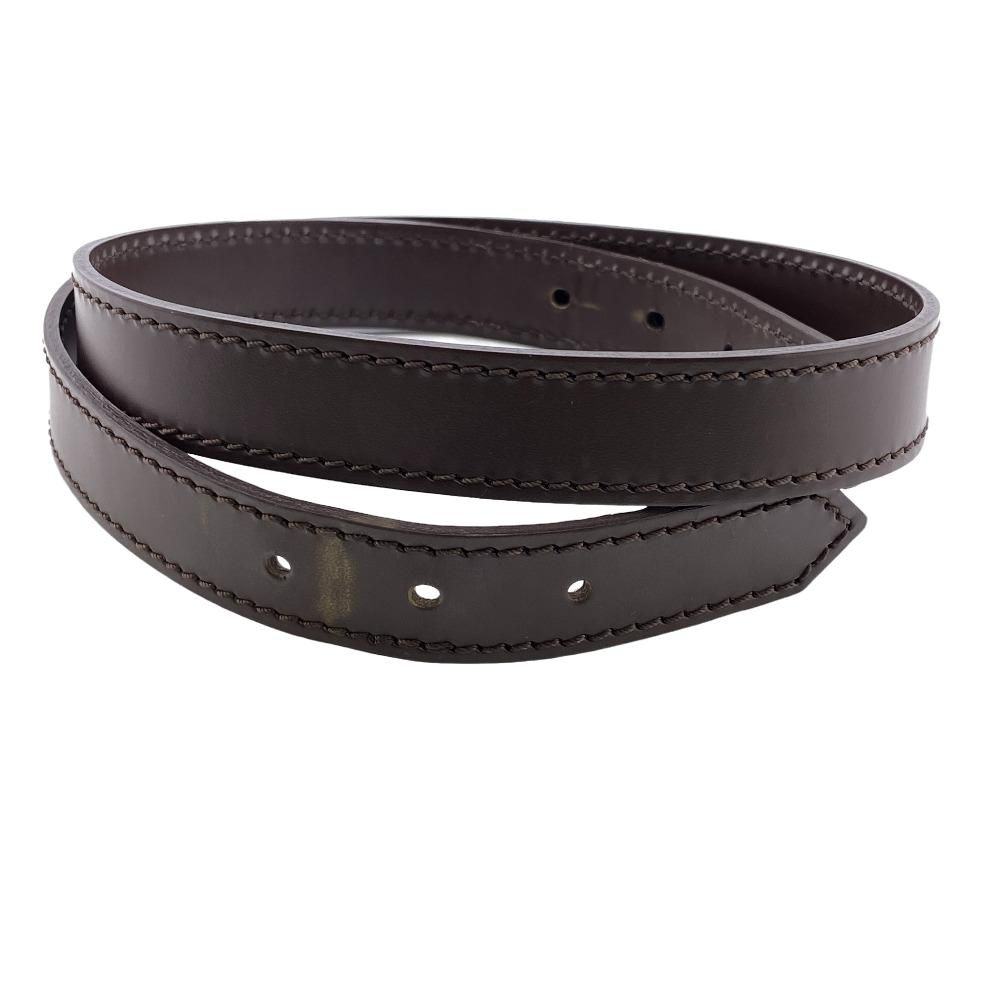 Louis Vuitton Ebene Leather Shoulder Strap for Ravello Brown