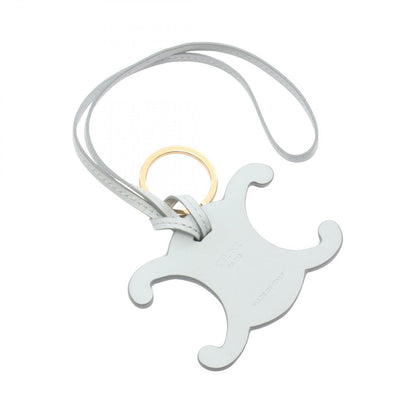 Celine Charm Triomphe Blue Gray Leather ring — view 2