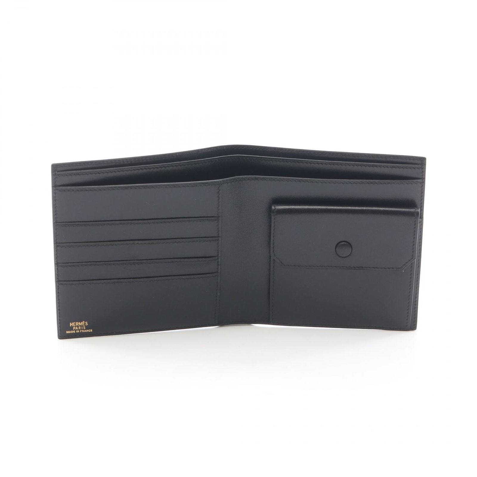 Hermes Bi Foldwallet Black Wallet — view 3