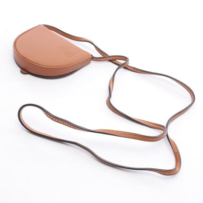 Loewe Shoulder Bag Anagram Heel Pouch Mini Brown Leather — view 5