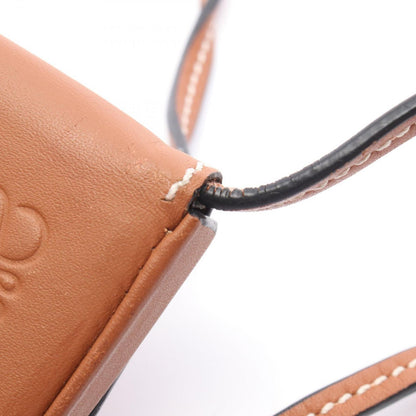 Loewe Shoulder Bag Anagram Heel Pouch Mini Brown Leather — view 7
