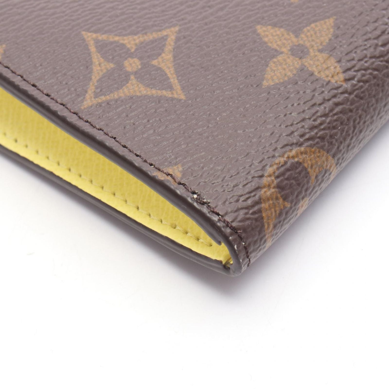 Louis Vuitton Coin Case Portefeuille Noah Compact Monogram Citrus Leather — view 5
