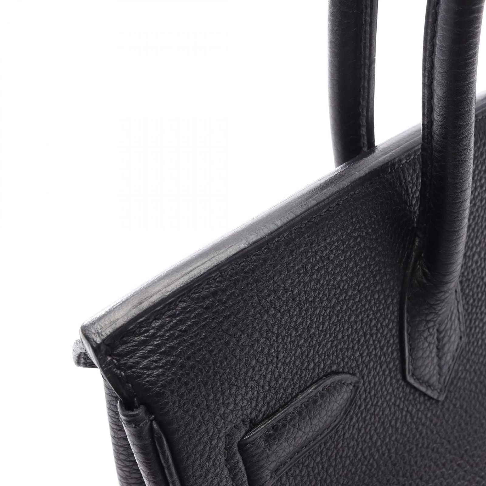 Hermes Handbag Birkin 30 Black Leather — view 8