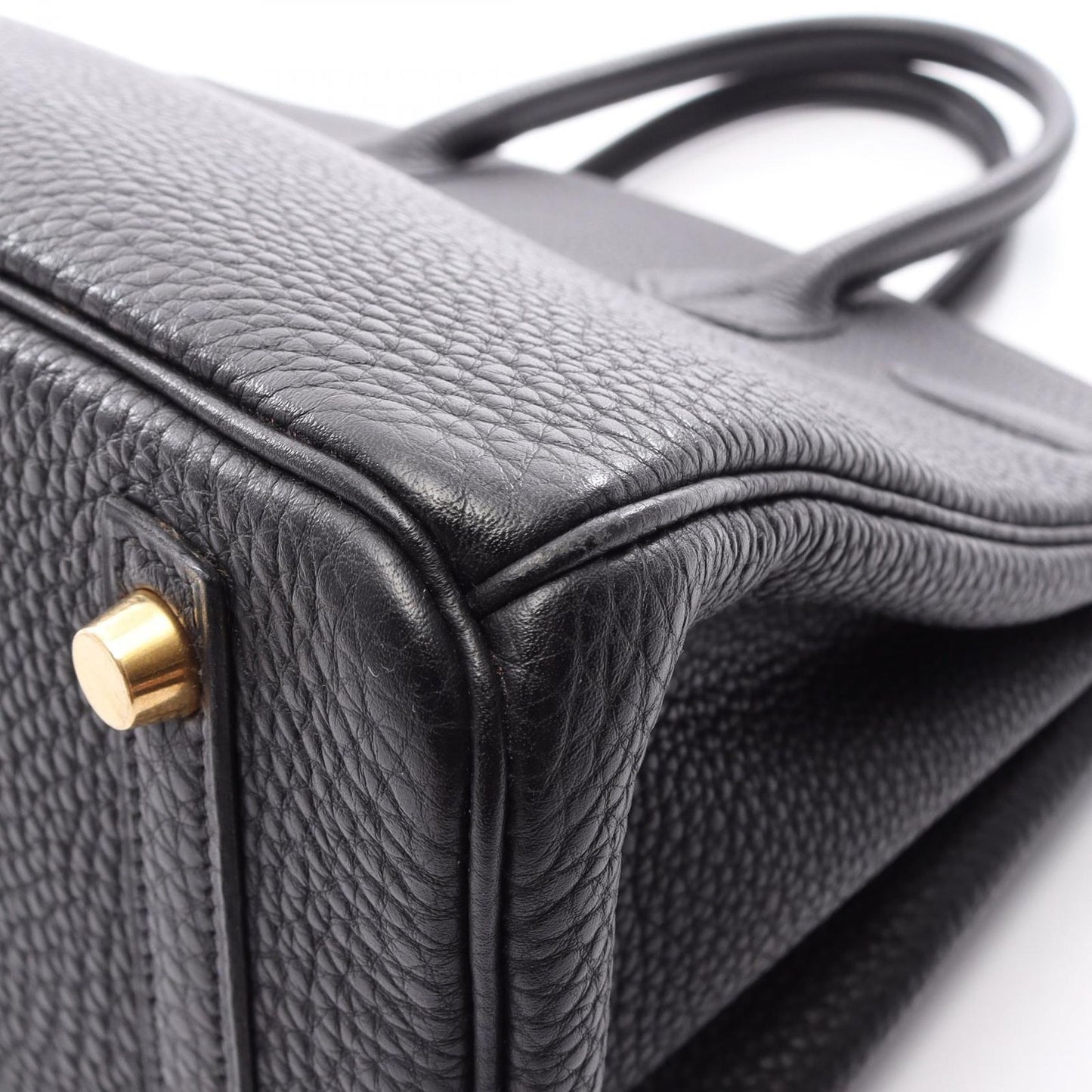 Hermes Handbag Birkin 30 Black Leather — view 7