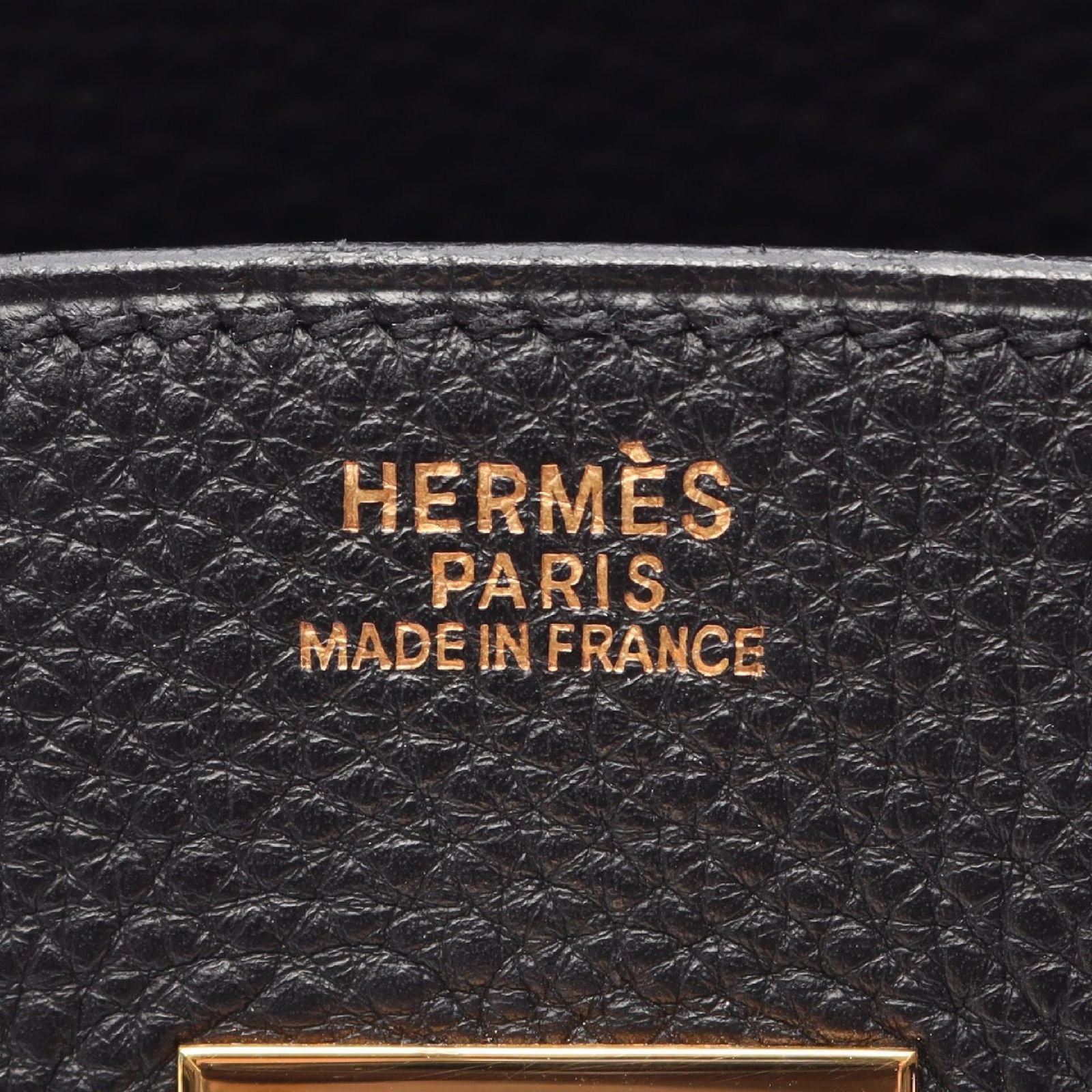 Hermes Handbag Birkin 30 Black Leather — view 4