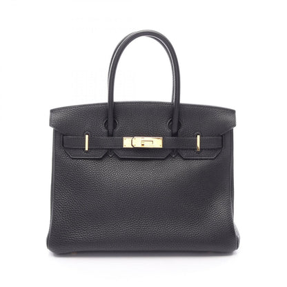 Hermes Handbag Birkin 30 Black Leather