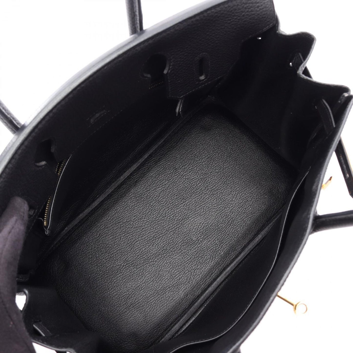 Hermes Handbag Birkin 30 Black Leather — view 3