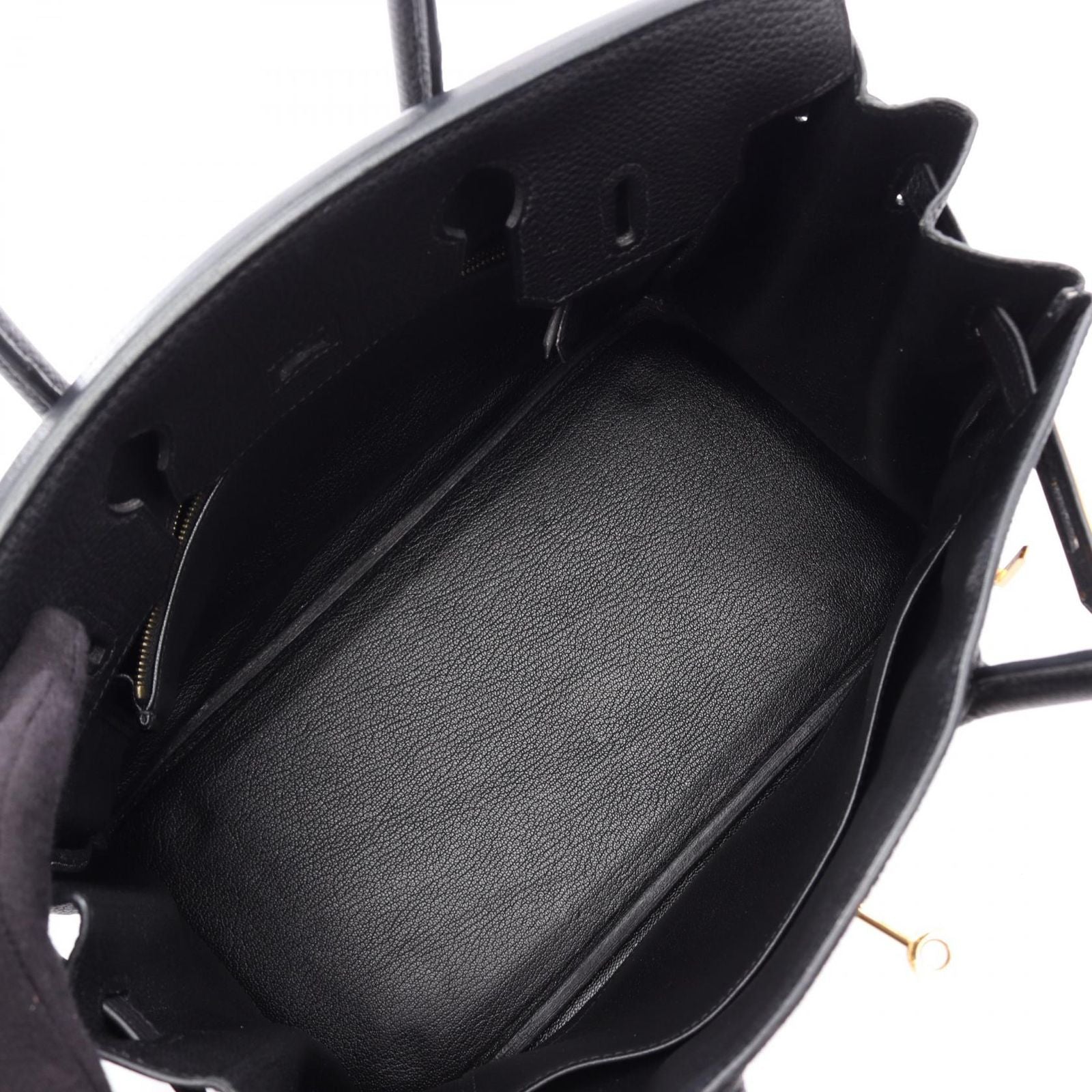 Hermes Handbag Birkin 30 Black Leather — view 3
