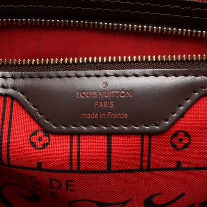 Louis Vuitton Tote Neverfull Canvas Leather — view 4
