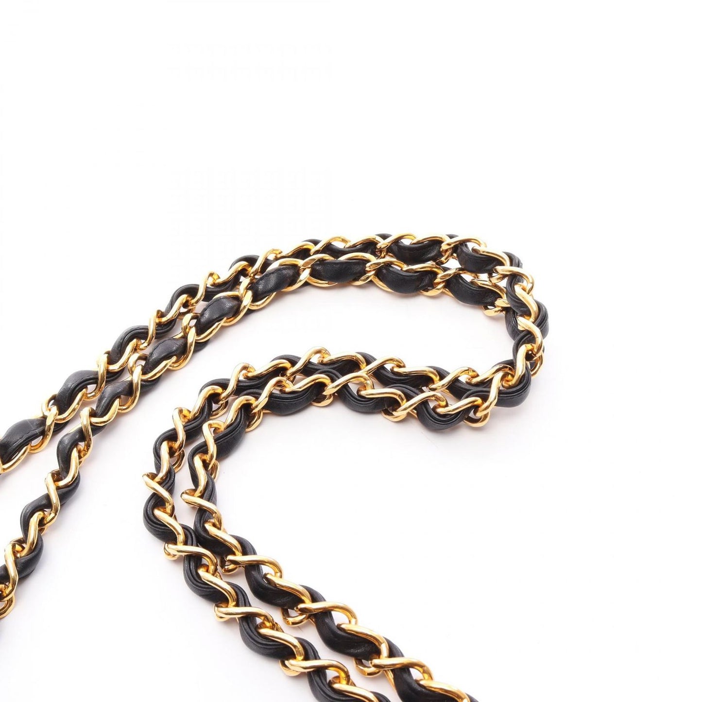 Chanel Shoulder Bag Deca Matelasse 34 Black Lambskin Chain — view 8