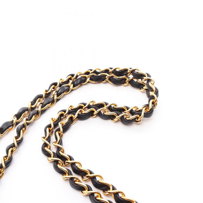 Chanel Shoulder Bag Deca Matelasse 34 Black Lambskin Chain — view 8