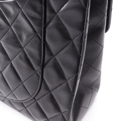 Chanel Shoulder Bag Deca Matelasse 34 Black Lambskin Chain — view 7