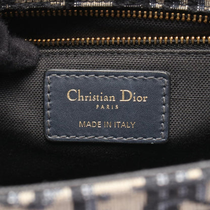 Dior Dio Shoulder Bag 30 Montaigne Mont new Oblique Navy Canvas Leather — view 4