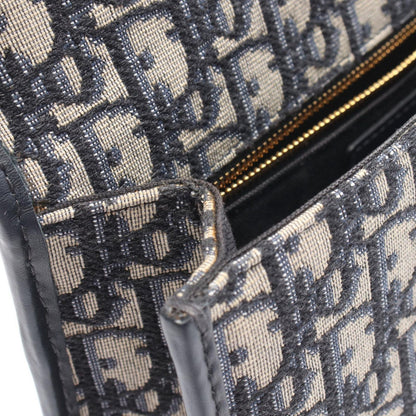 Dior Dio Shoulder Bag 30 Montaigne Mont new Oblique Navy Canvas Leather — view 6