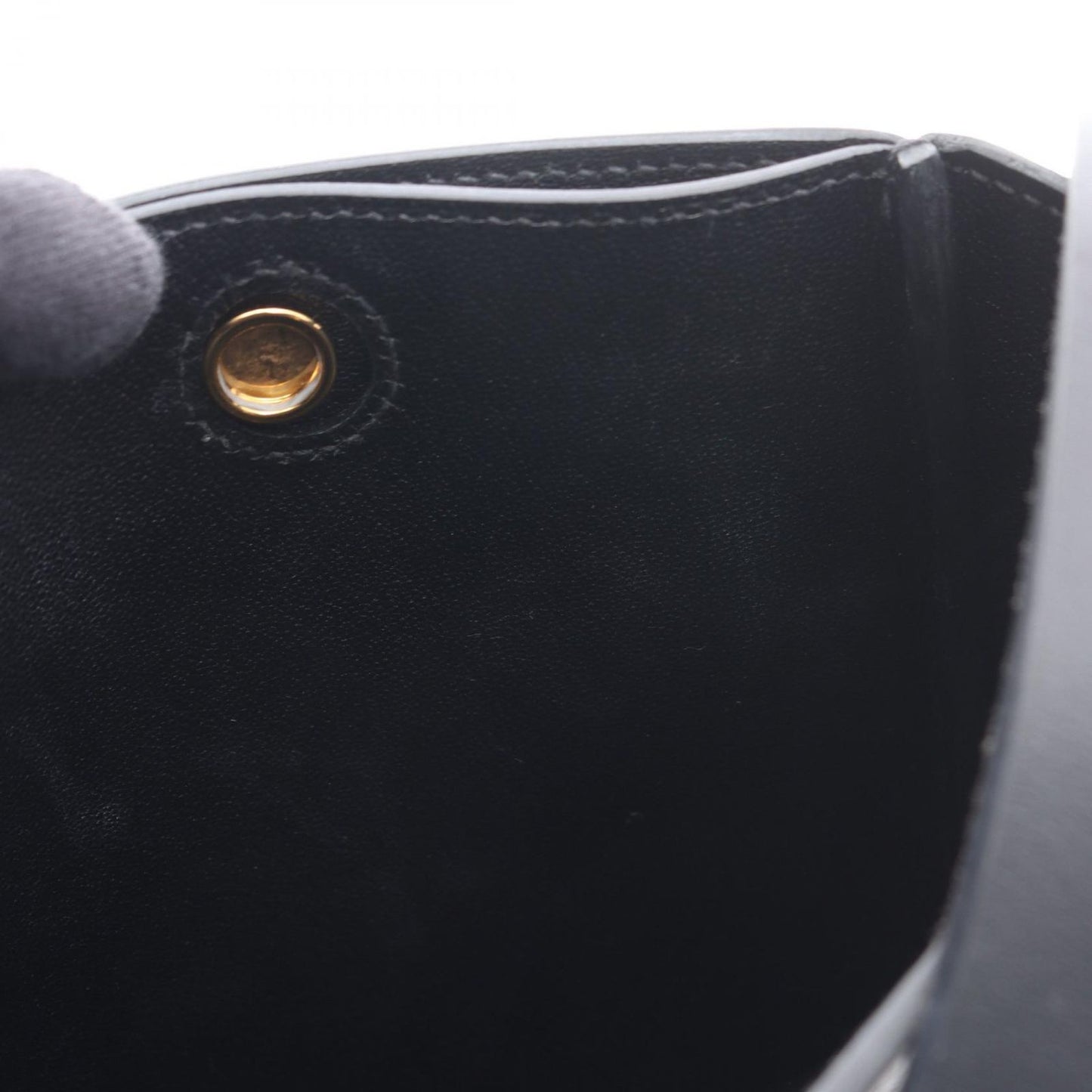 Hermes Shoulder Bag Perspective Cavalier Pochette Black — view 6