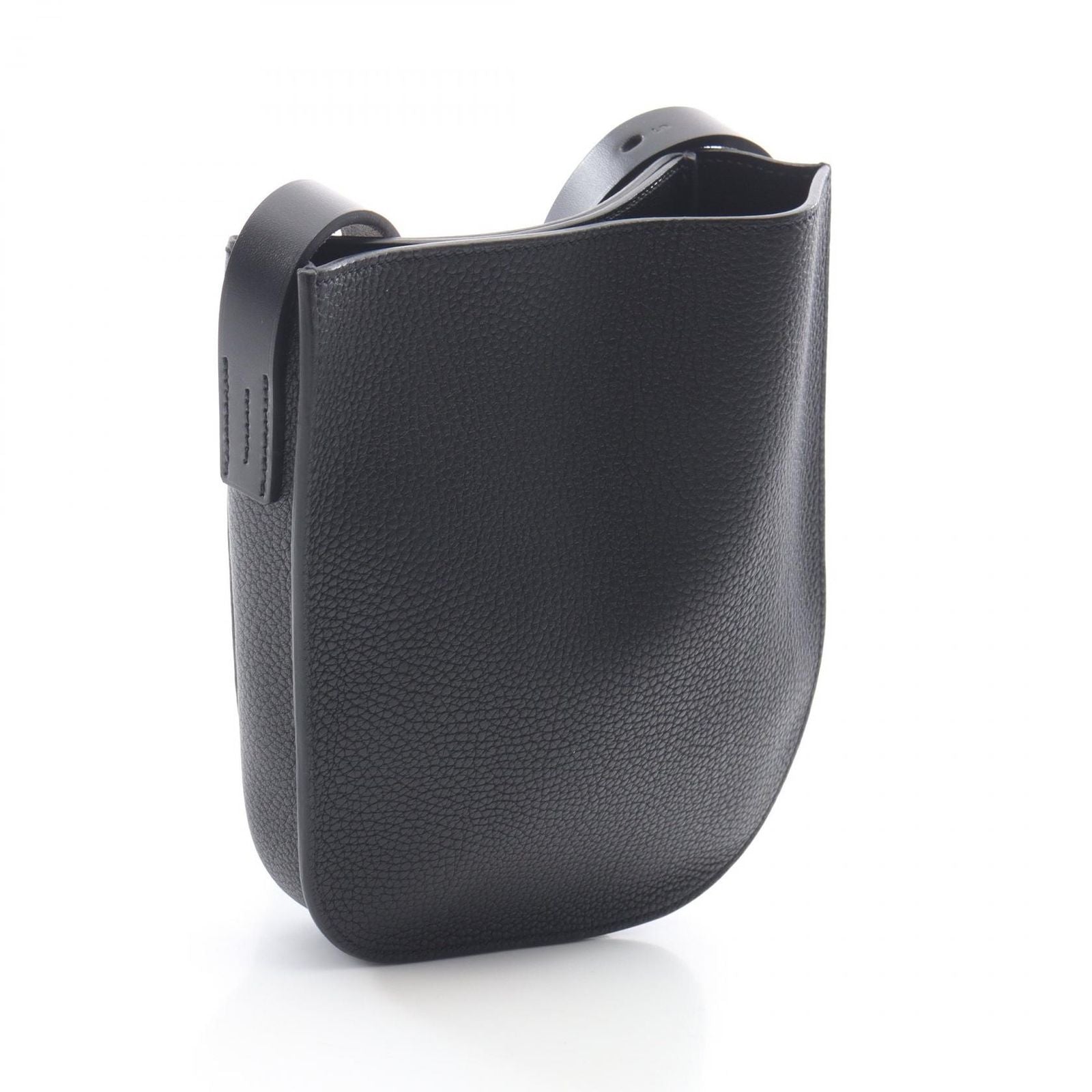 Hermes Shoulder Bag Perspective Cavalier Pochette Black — view 2