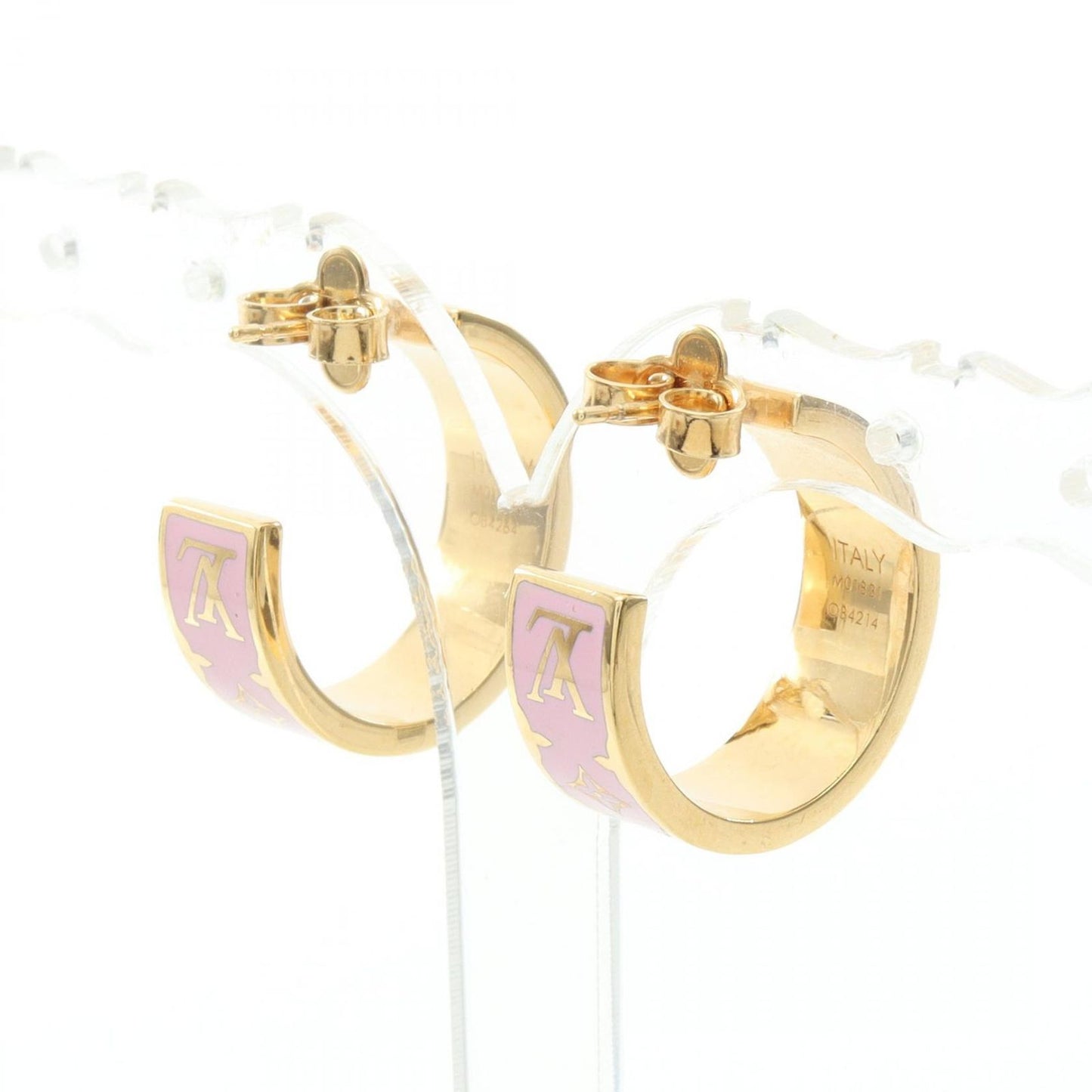 Louis Vuitton Earrings Nanogram Enamel Hoop — view 3