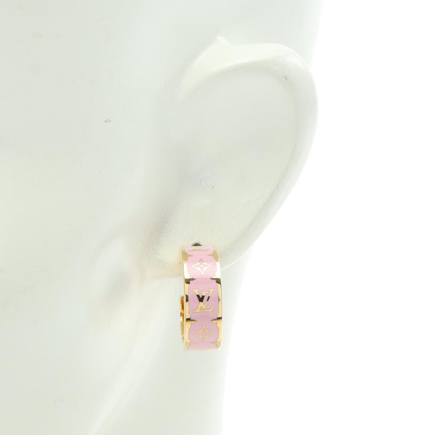 Louis Vuitton Earrings Nanogram Enamel Hoop — view 4