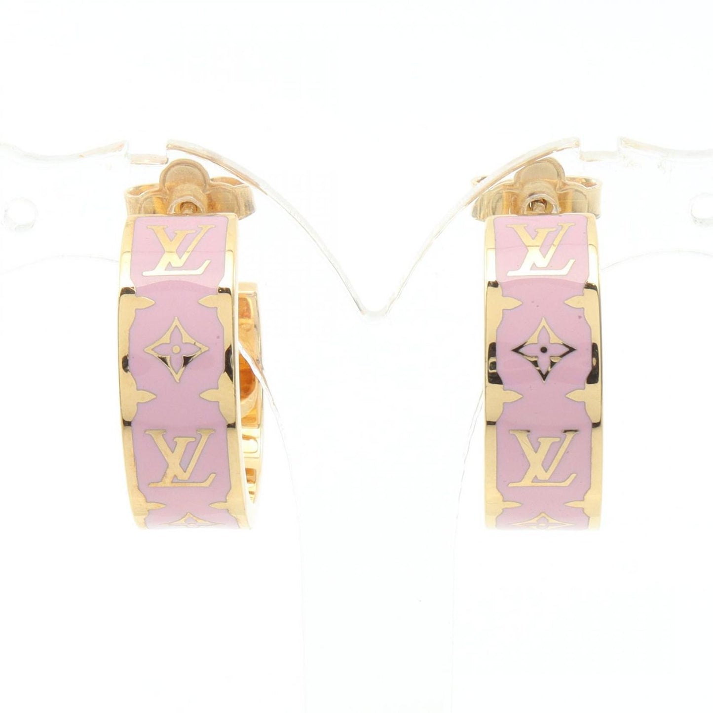 Louis Vuitton Earrings Nanogram Enamel Hoop — view 2