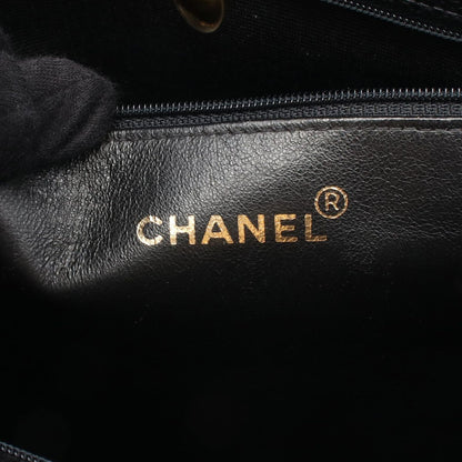 Chanel Tote Quilted Black Caviar Leather Chain — view 4
