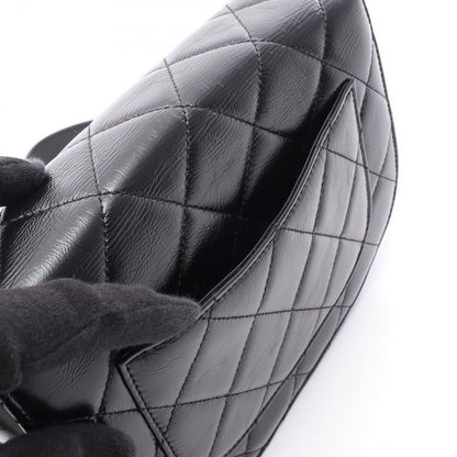 Chanel Shoulder Bag Quilted Black Leather Chain — view 6