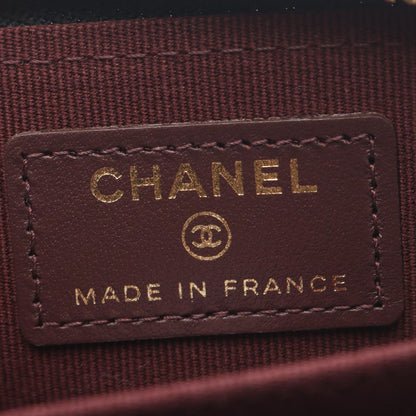 Chanel Coin Case Classic Zip Coinpa Quilted Black Caviar Leather — view 4