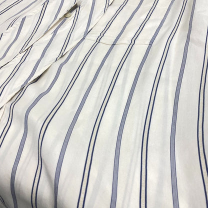 Balenciaga 34 Silk Long Sleeve Shirt Cream — view 7