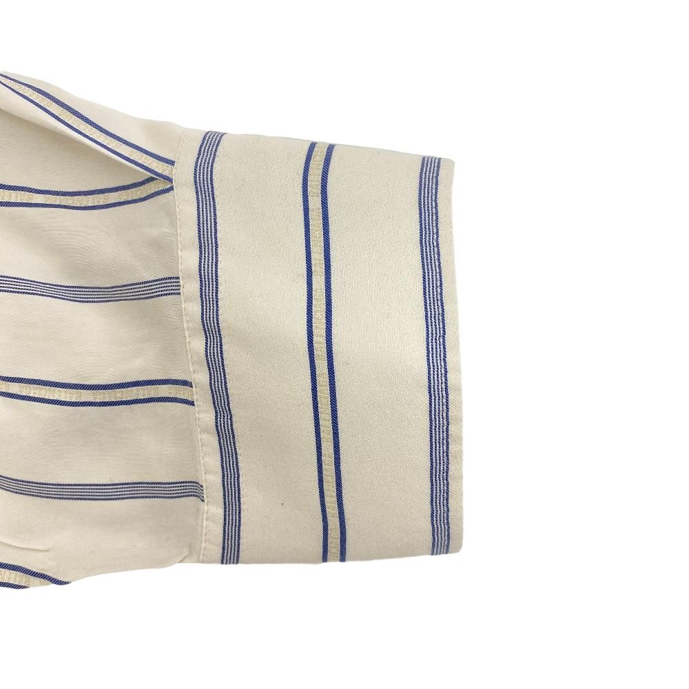 Balenciaga 34 Silk Long Sleeve Shirt Cream — view 4