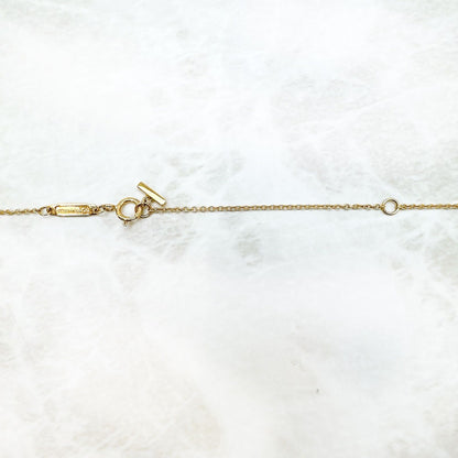 Tiffany & Co T Smile Mini Yellow Gold Necklace — view 5