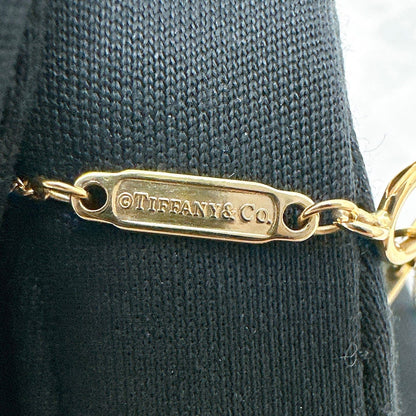 Tiffany & Co T Smile Mini Yellow Gold Necklace — view 6