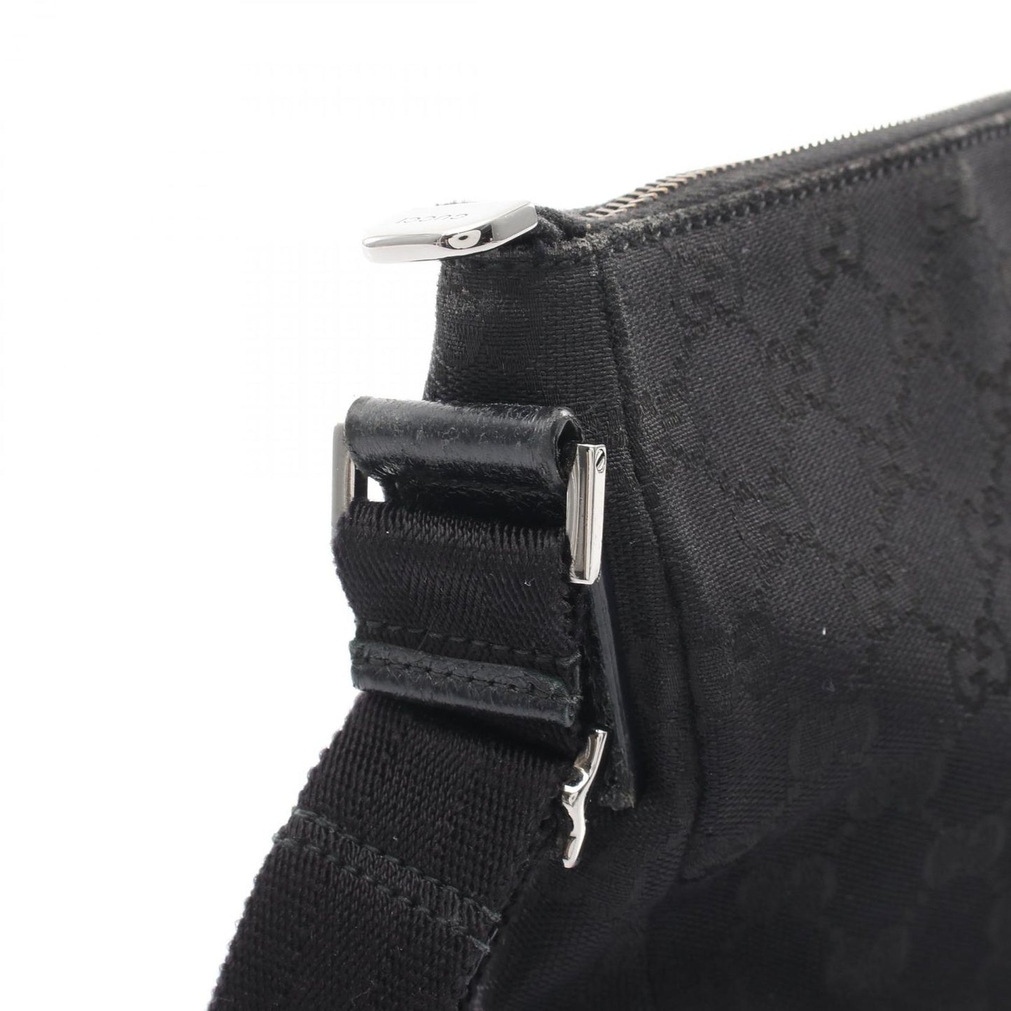 Gucci Shoulder Bag GG Canvas Black — view 7