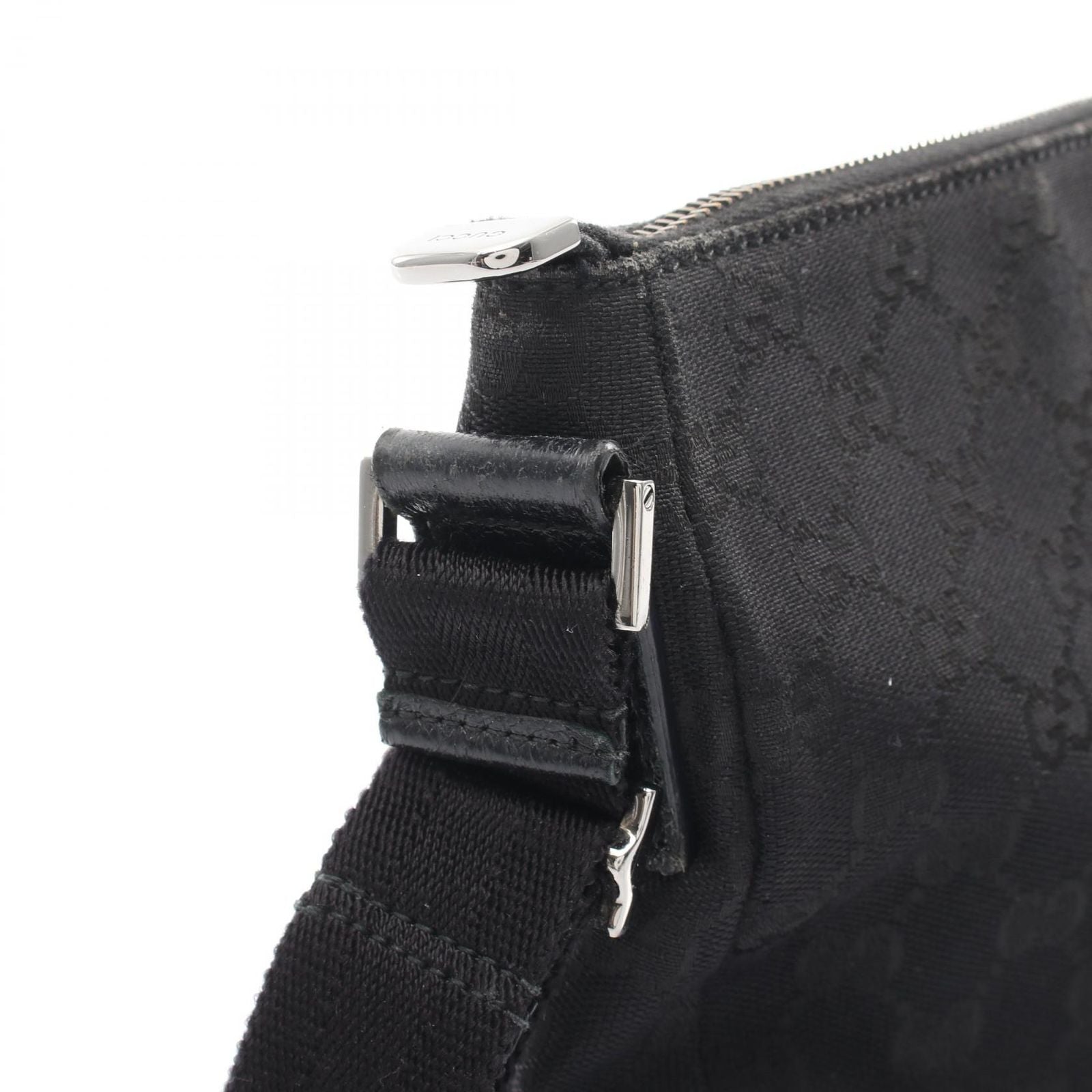 Gucci Shoulder Bag GG Canvas Black — view 7