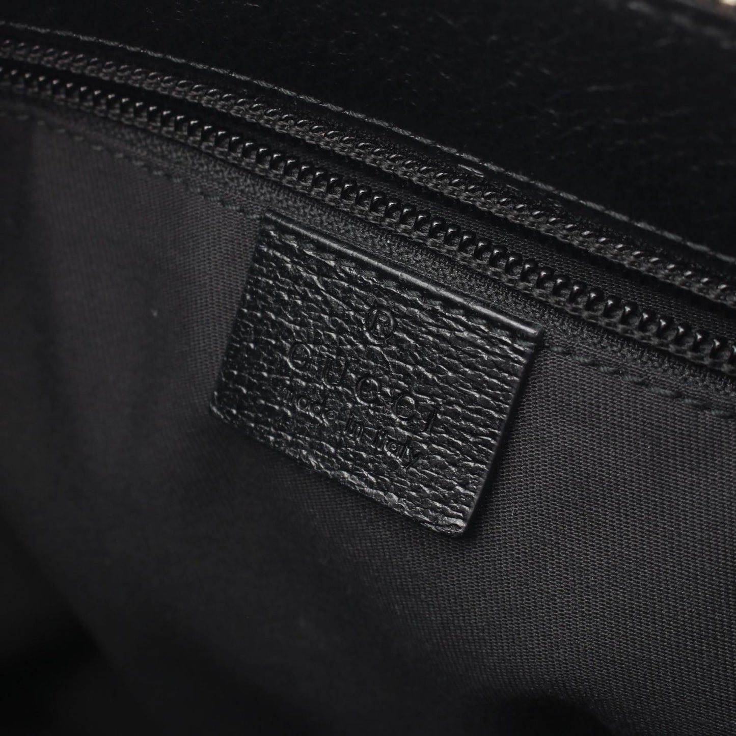 Gucci Shoulder Bag GG Canvas Black — view 4