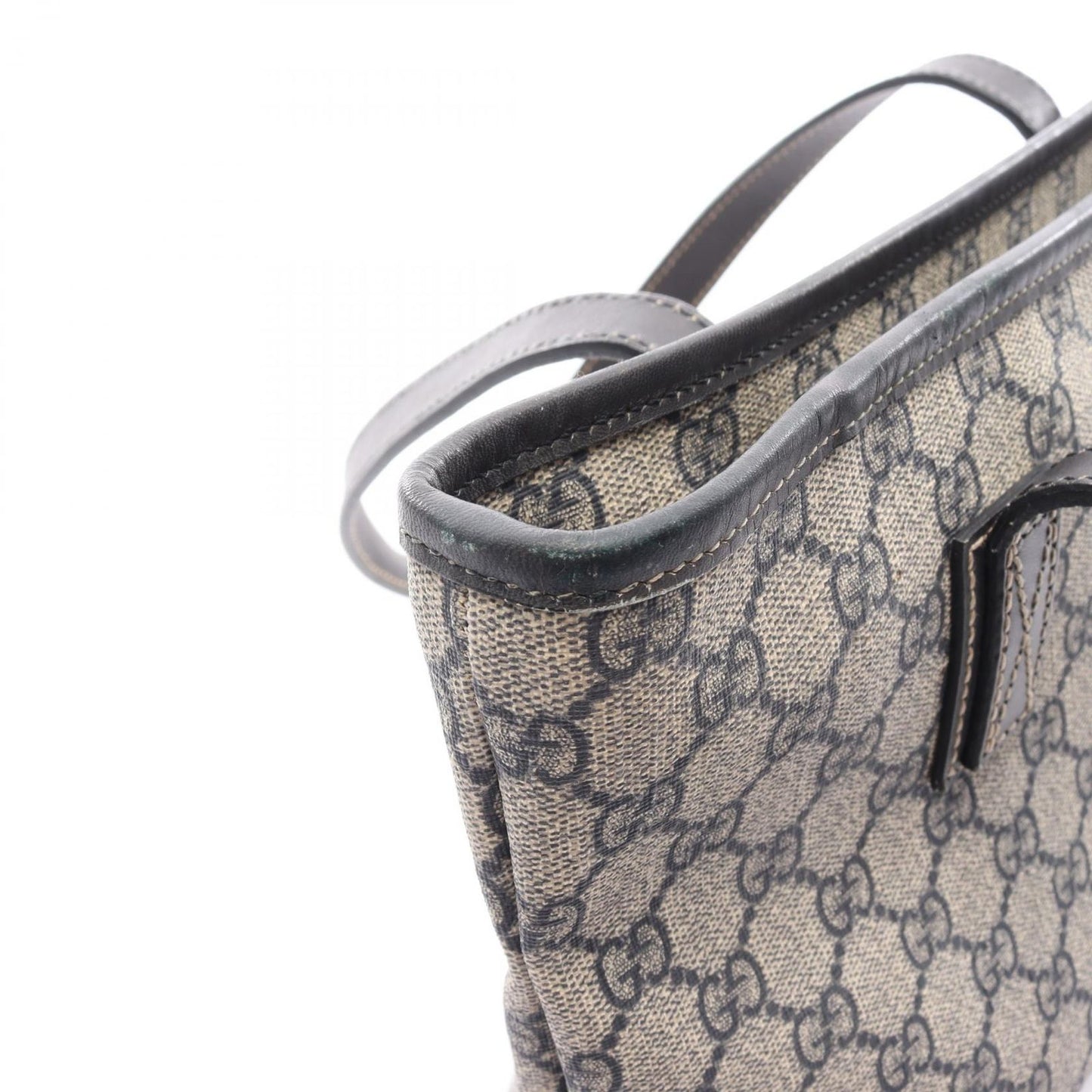 Gucci Tote GG Spuri Beige Navy Leather — view 6
