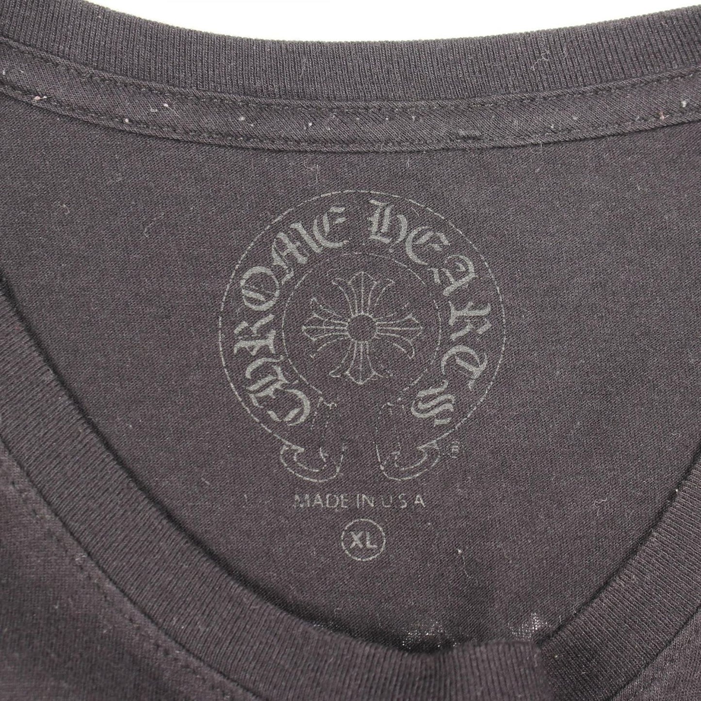 Chrome Hearts Ha Short Sleeve T-Shirt Hollywood Boost Cotton — view 3