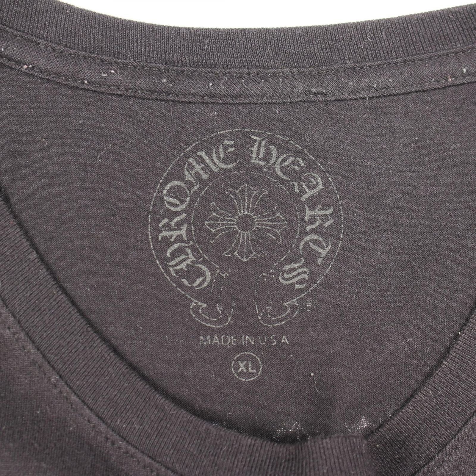 Chrome Hearts Ha Short Sleeve T-Shirt Hollywood Boost Cotton — view 3
