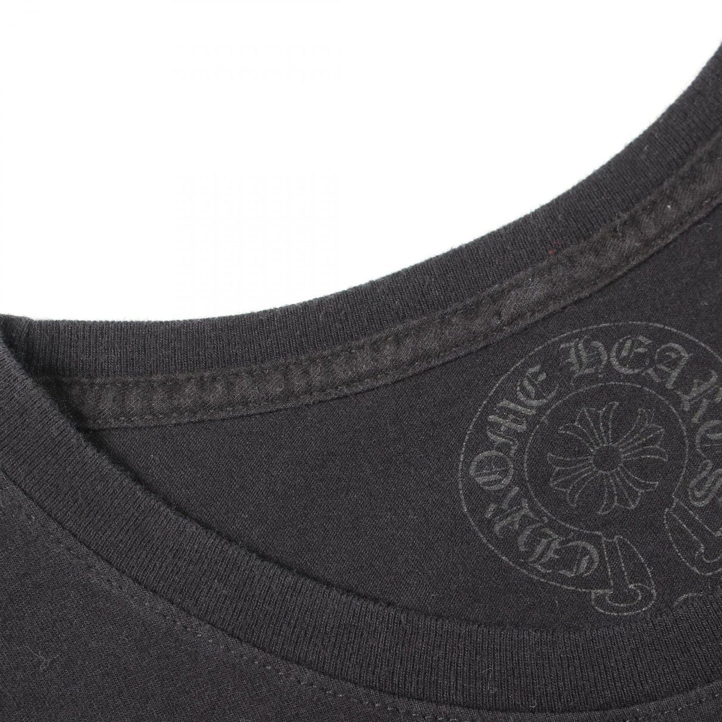 Chrome Hearts Ha Long Sleeve T-Shirt CH Plus Block Cross Print Kuru Neck Cotton — view 6